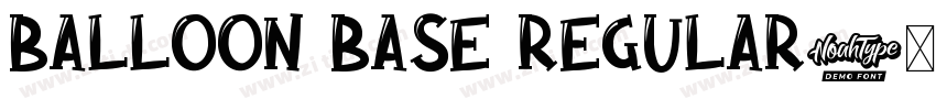 Balloon Base Regular字体转换